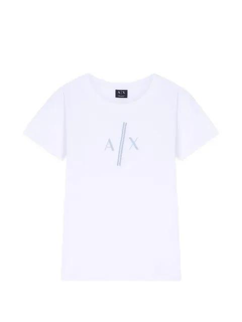 logo-print cotton T-shirt by ARMANI EXCHANGE