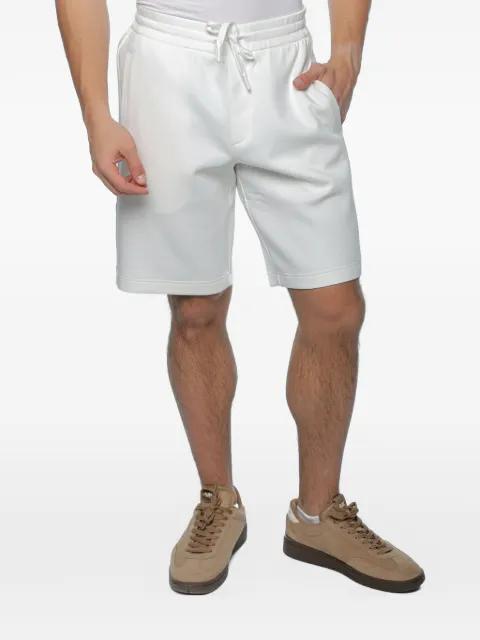 logo-print drawstring track shorts by ARMANI EXCHANGE