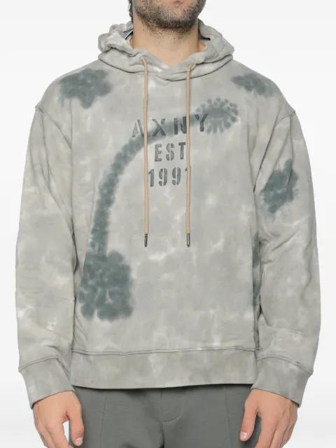 logo-print hoodie by ARMANI EXCHANGE