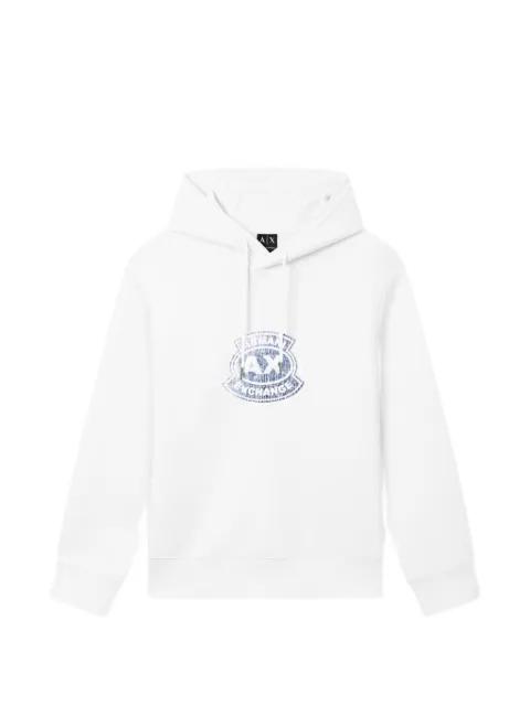 logo-print hoodie by ARMANI EXCHANGE