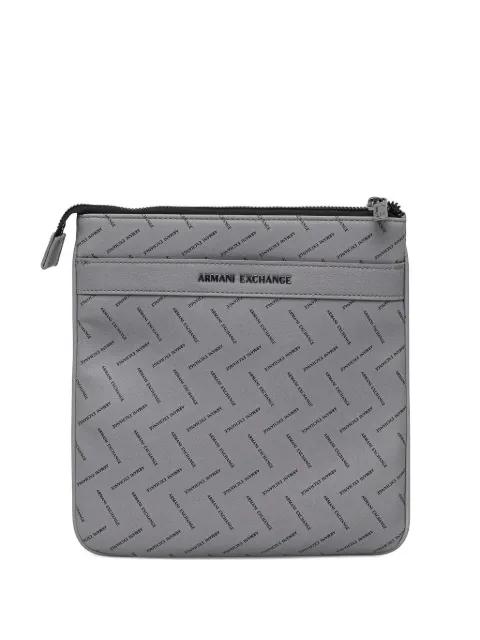 logo-print messenger bag by ARMANI EXCHANGE