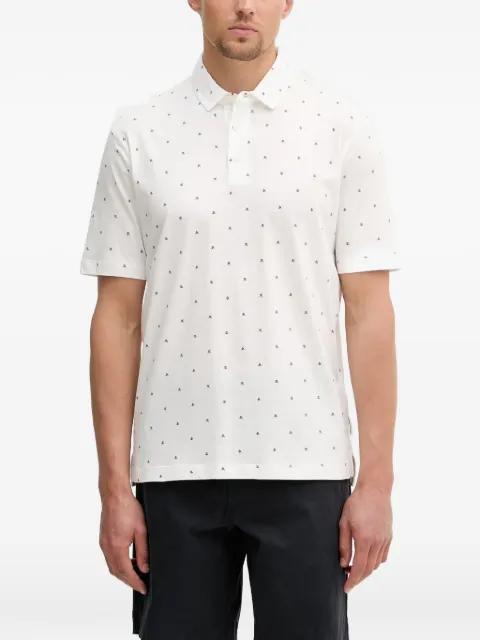 logo-print polo shirt by ARMANI EXCHANGE