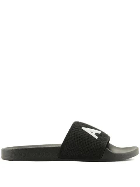logo-print slides by ARMANI EXCHANGE