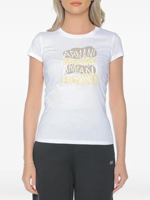 logo-print t-shirt by ARMANI EXCHANGE