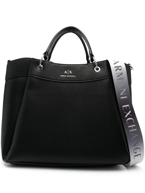 logo-stamp tote bag by ARMANI EXCHANGE