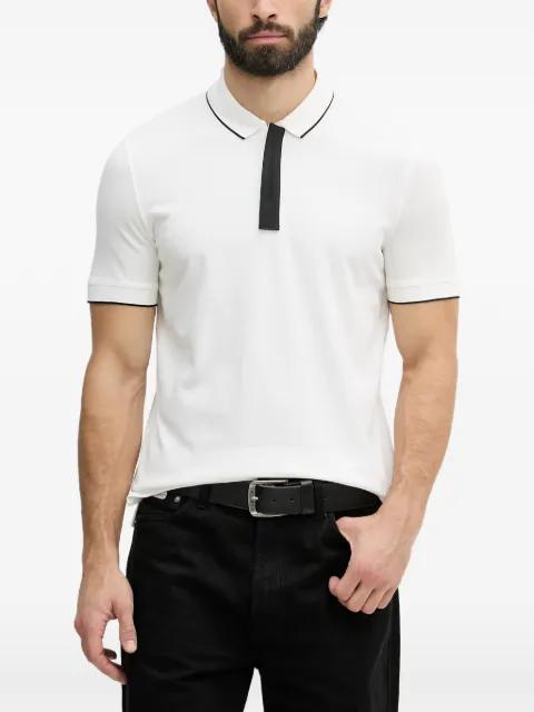 logo-tape polo shirt by ARMANI EXCHANGE