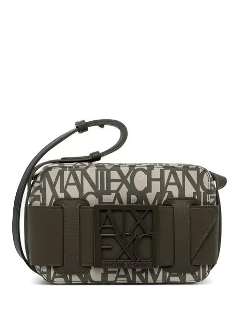 mini logo-pattern cross body bag by ARMANI EXCHANGE