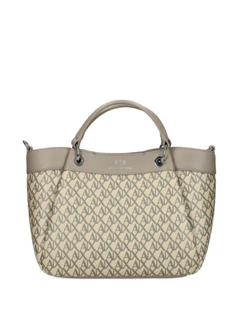monogram tote bag by ARMANI EXCHANGE