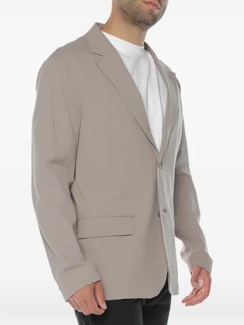notch-lapel blazer by ARMANI EXCHANGE