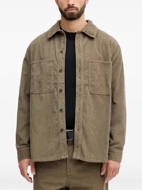 patch-pocket corduroy shirt by ARMANI EXCHANGE