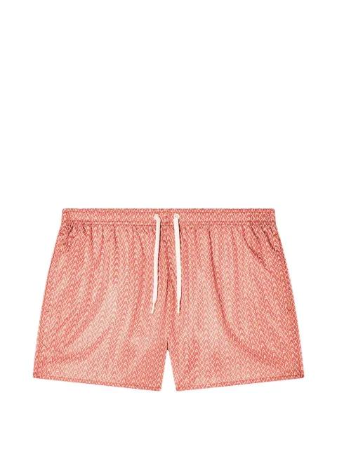 patterned drawstring swim shorts by ARMANI EXCHANGE