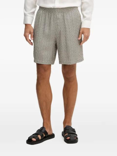 patterned elasticated shorts by ARMANI EXCHANGE