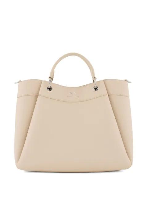 pleat-detail tote bag by ARMANI EXCHANGE
