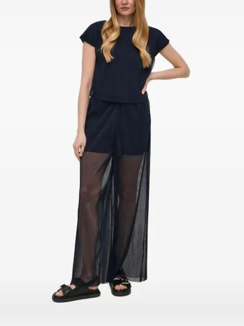 pleated short-sleeved blouse by ARMANI EXCHANGE