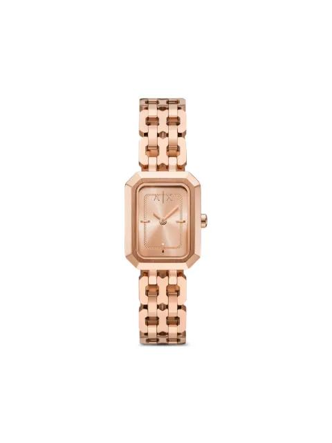 rectangle-shape 44mm watch by ARMANI EXCHANGE