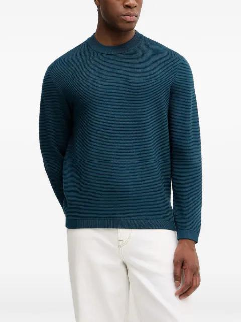 ribbed crew-neck sweater by ARMANI EXCHANGE