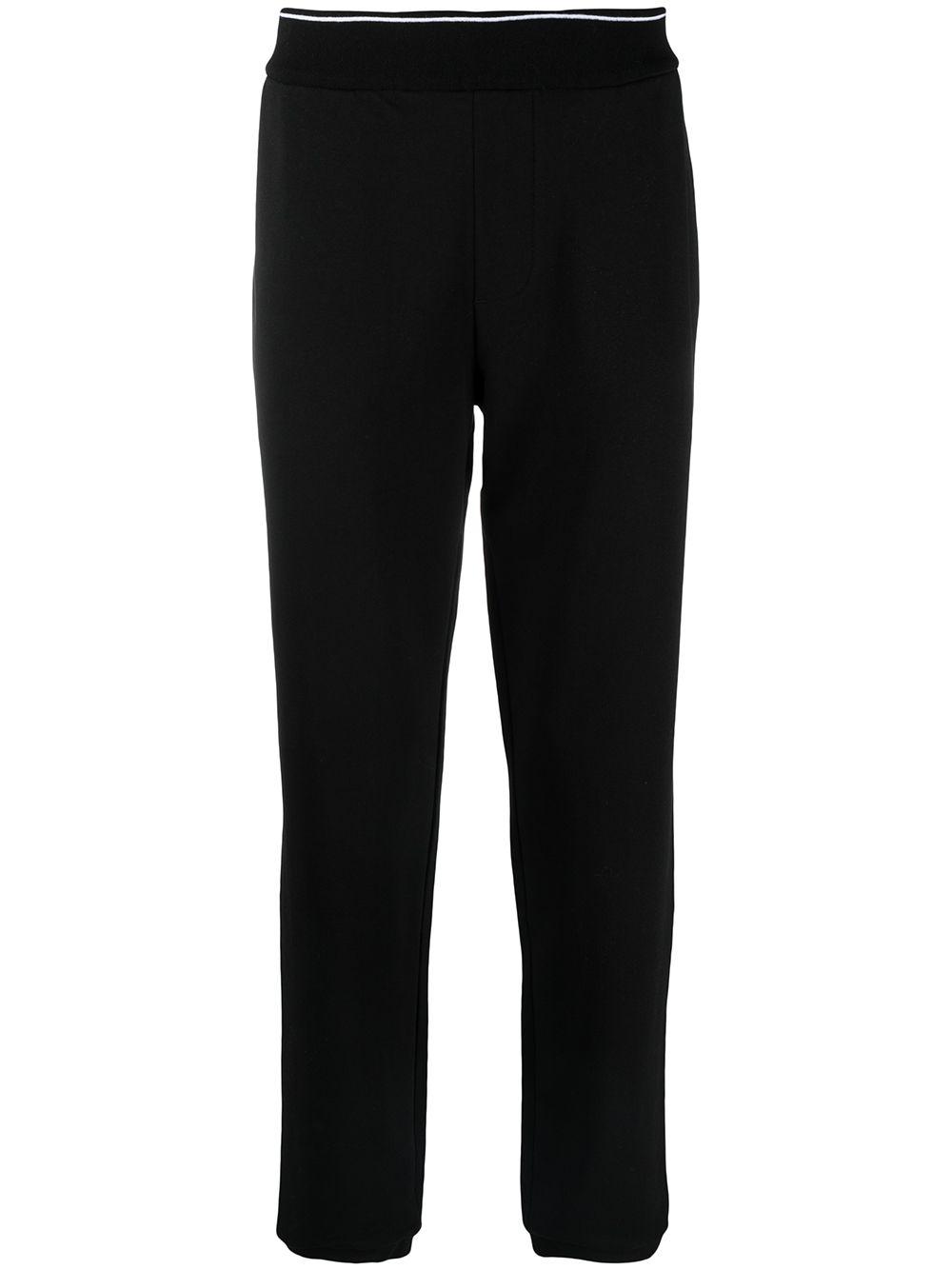 ribbed-edge track trousers by ARMANI EXCHANGE