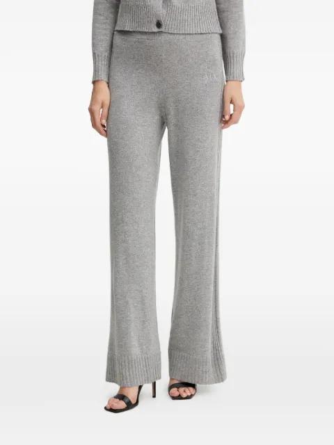 ribbed logo trousers by ARMANI EXCHANGE