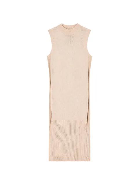 ribbed sleeveless midi dress by ARMANI EXCHANGE