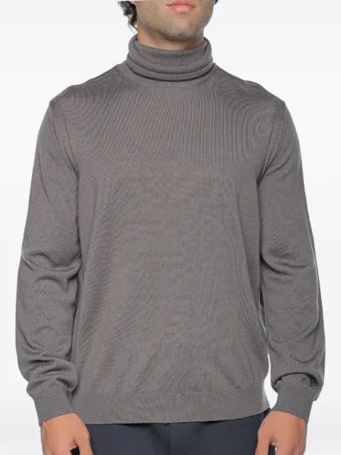 roll neck fine-knit jumper by ARMANI EXCHANGE