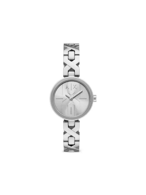 round-shape 46mm watch by ARMANI EXCHANGE