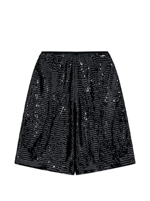 sequin-embellished shorts by ARMANI EXCHANGE