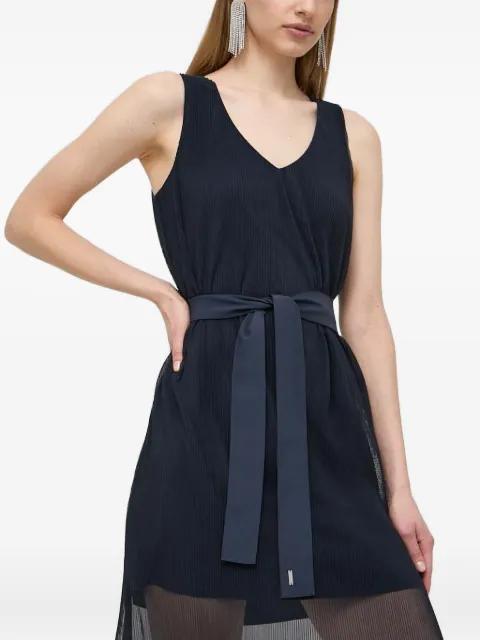 sleeveless belted dress by ARMANI EXCHANGE
