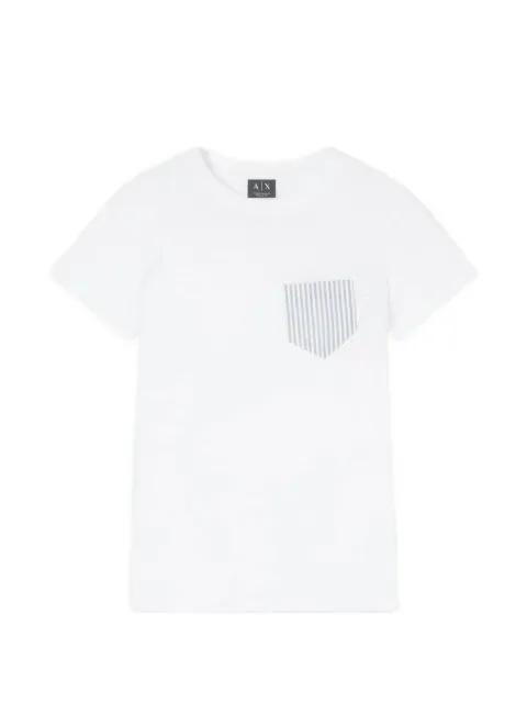 striped-pocket T-shirt by ARMANI EXCHANGE