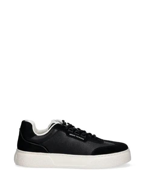 suede panelled sneakers by ARMANI EXCHANGE