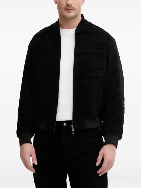 textured bomber jacket by ARMANI EXCHANGE