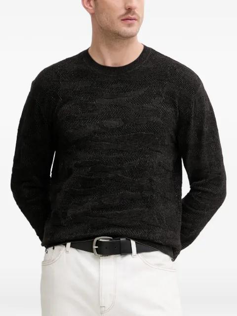 textured knit sweater by ARMANI EXCHANGE
