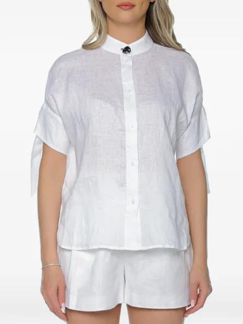 tie-detail shirt by ARMANI EXCHANGE