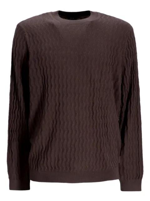 wavy ribbed sweater by ARMANI EXCHANGE