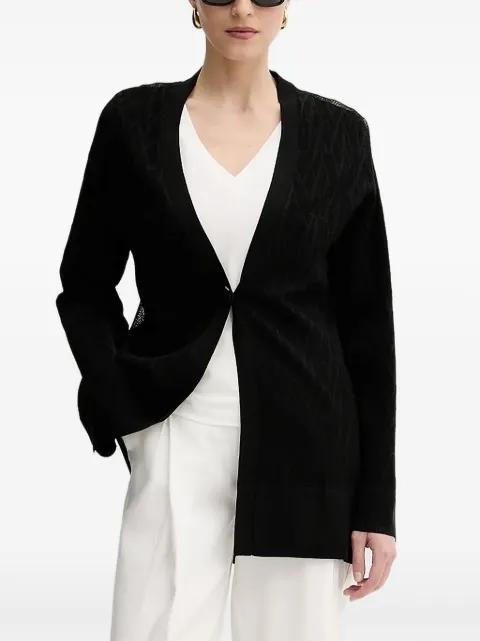 wide-hem long-sleeves cardigan by ARMANI EXCHANGE