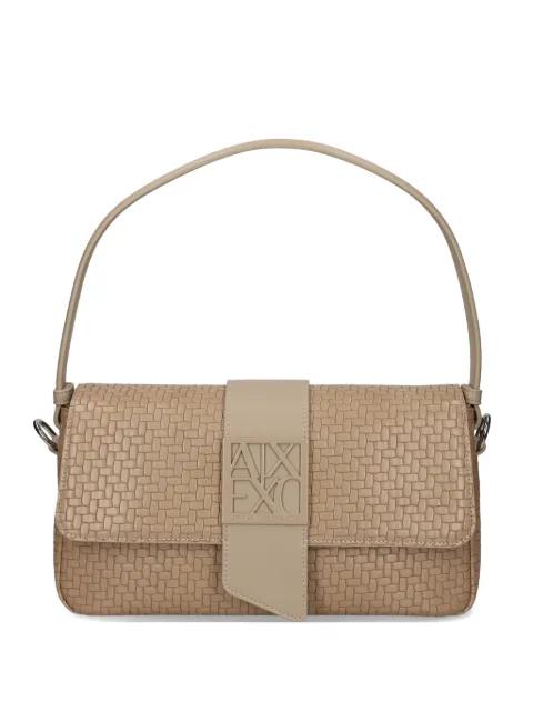 woven-panel tote bag by ARMANI EXCHANGE
