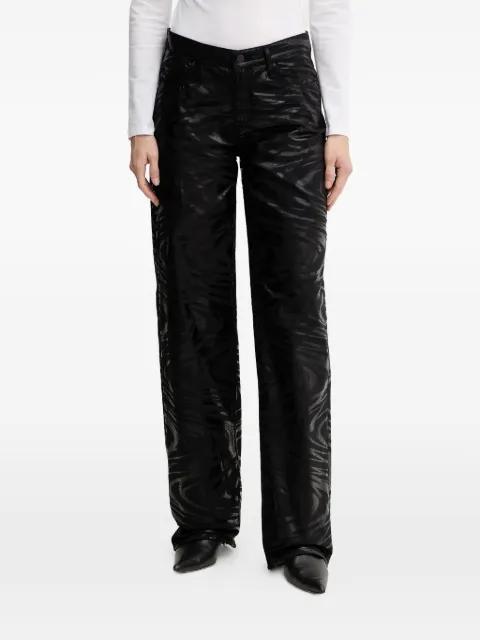 zebra-pattern jeans by ARMANI EXCHANGE
