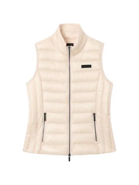 zip-fastening logo-patch gilet by ARMANI EXCHANGE