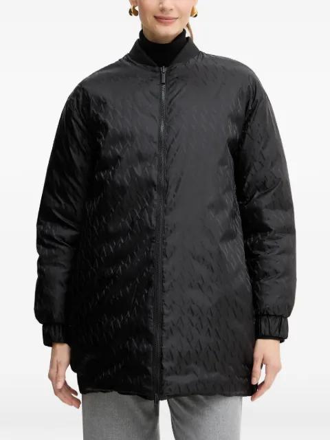 zip-fastening patterned jacket by ARMANI EXCHANGE