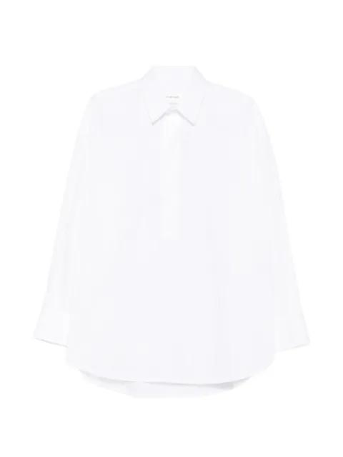 Candela concealed-placket curved-hem shirt by ARMARIUM
