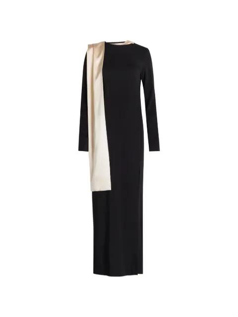 Dublina scarf-effect maxi dress by ARMARIUM