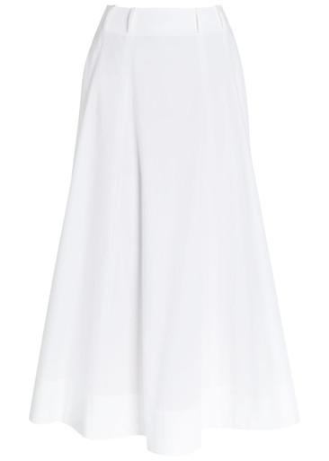 Fiamma cotton-poplin midi skirt by ARMARIUM