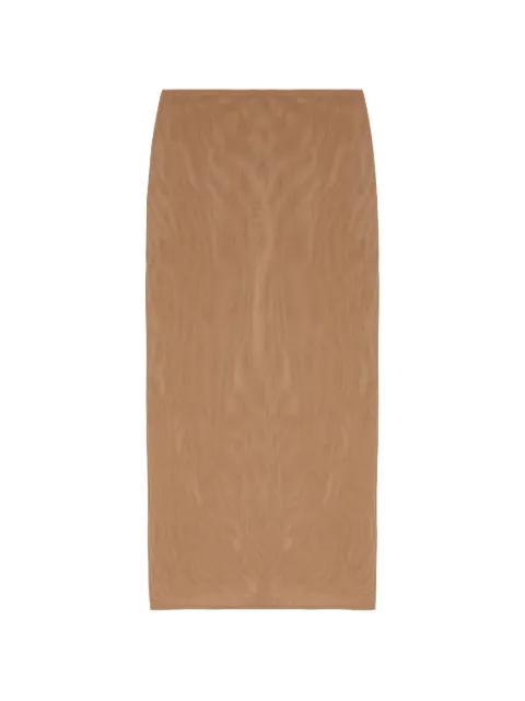 Jackie high-waisted slit midi skirt by ARMARIUM
