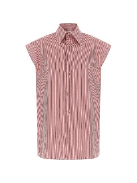 Malik striped pointed-collar shirt by ARMARIUM