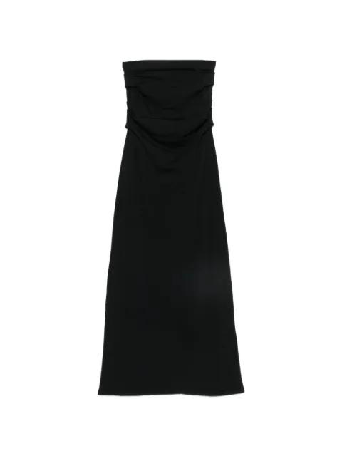 Pernilla ruched-detail maxi skirt by ARMARIUM