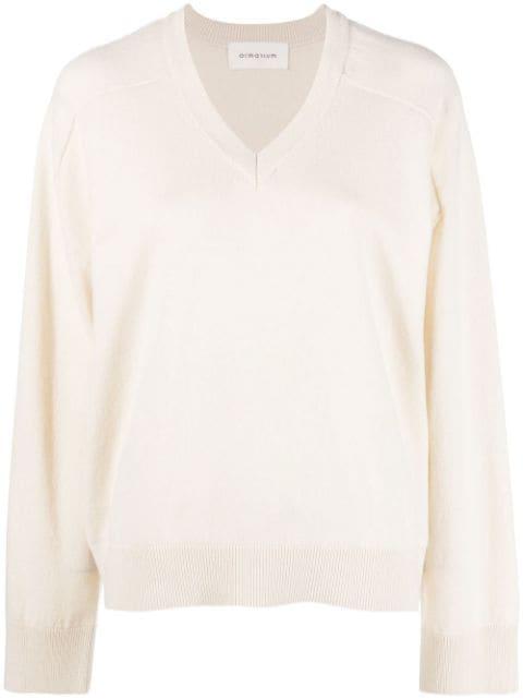 V-neck knitted jumper by ARMARIUM