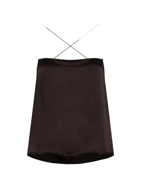 cross-strap top by ARMARIUM