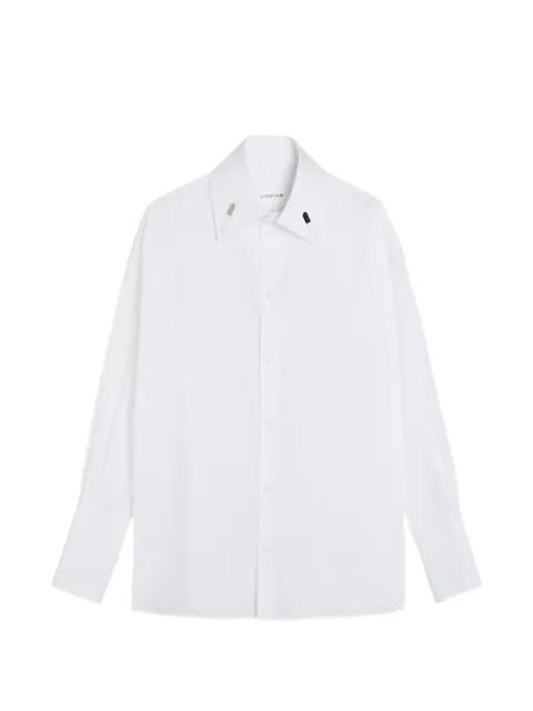pin-collar button-fastening shirt by ARMARIUM