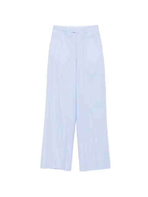 pressed-crease wide-leg trousers by ARMARIUM