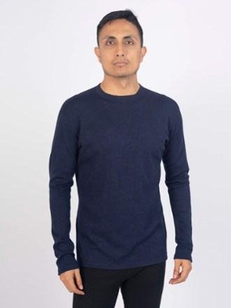 300 Alpaca Wool Long-Sleeve Crew Base Layer Top by ARMS OF ANDES