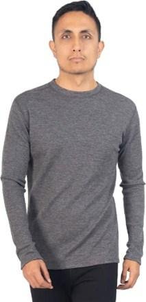 300 Alpaca Wool Long-Sleeve Crew Base Layer Top by ARMS OF ANDES